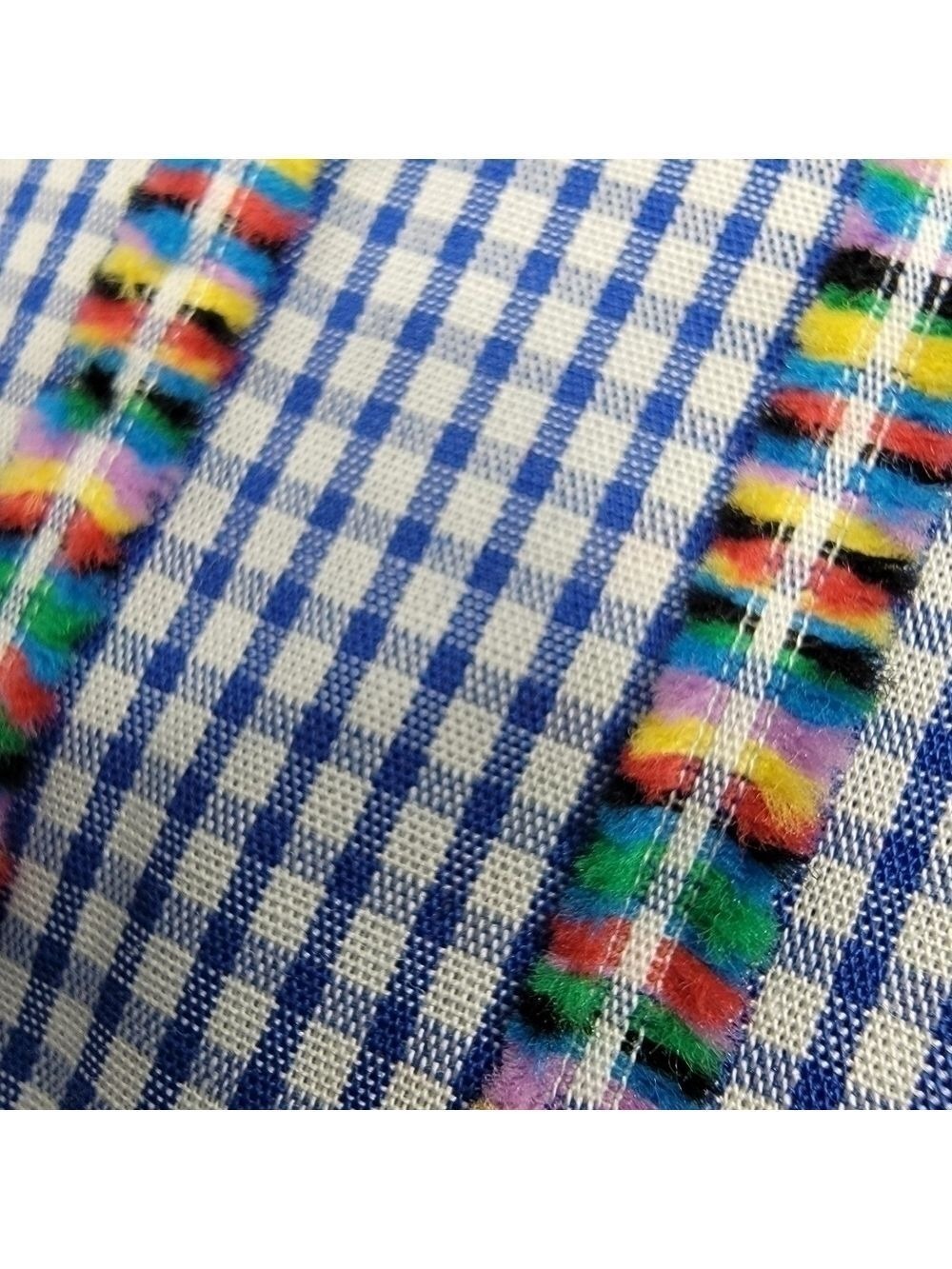 NWT Luchiano Visconti Black Mens S Striped Rainbow Button Up Shirt Long Sleeve - Picture 11 of 12